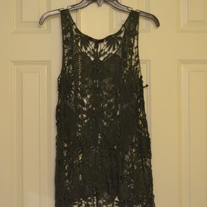 Lace tank top